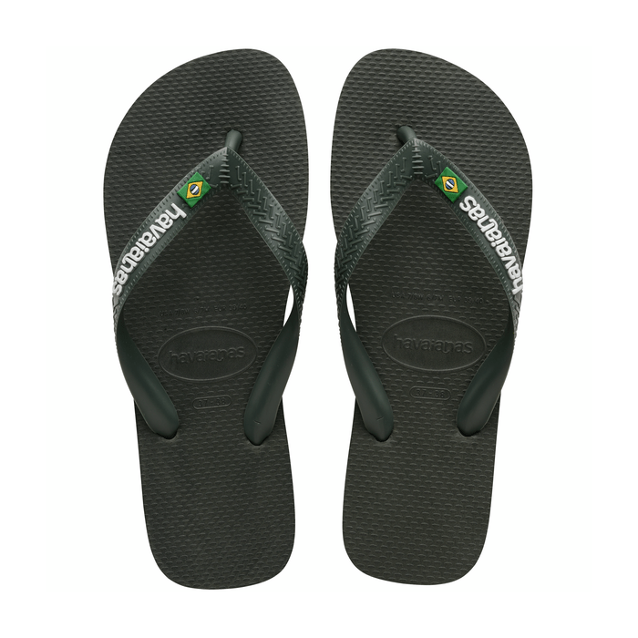  HAVAIANAS BRASIL LOGO Olive green