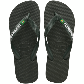  HAVAIANAS BRASIL LOGO Olive green
